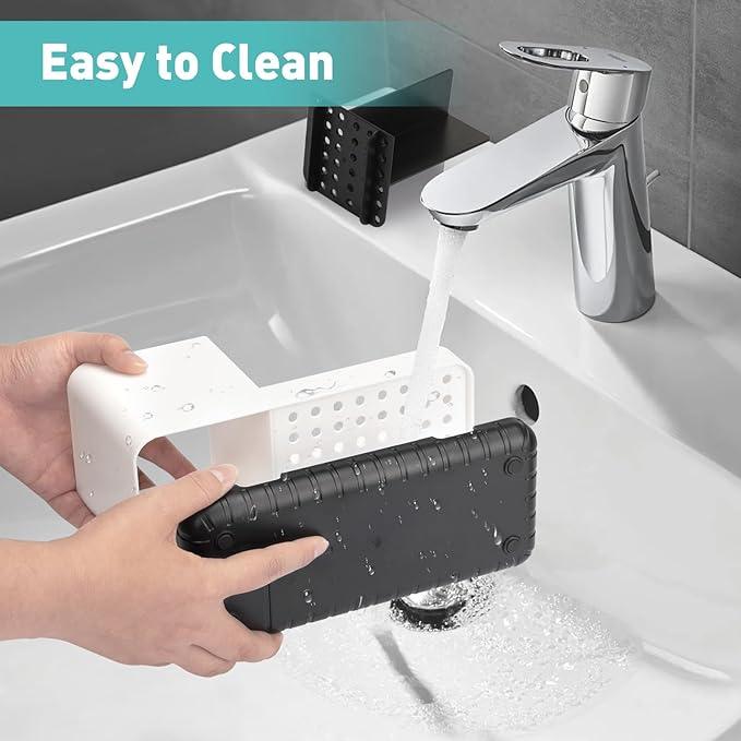 PARKMANI Bathroom Counter Organizer, Bathroom Organizers and Storage, Detachable Toothbrush Holders for Bathroom Vanity Sink Organizer (White) - ModernBath