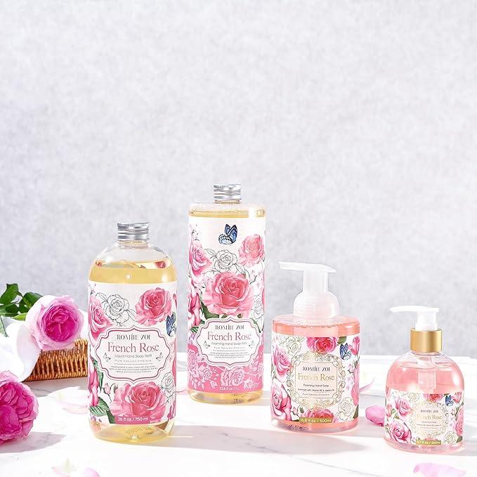 ROMIIE ZOI Foaming Hand Soap Refill, Rose, Gentle & Moisturizing Formula, 1 L/ 33.8 FL OZ - ModernBath