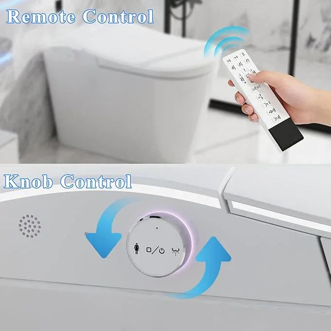TOTTE One-Piece Smart Toilet, Premium Care with Women's Front Wash, Auto Open Lid, Instant Warm Water & Warm Air Dryer, Self-Cleaning Technology, Built-in Aroma System, Japanese Toilets - ModernBath