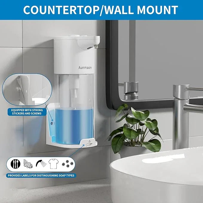 Automatic Soap Dispenser Touchless,Simple Physical Adjustment,Low Battery Consumption Dish Soap Dispenser Kitchen Bathroom - ModernBath