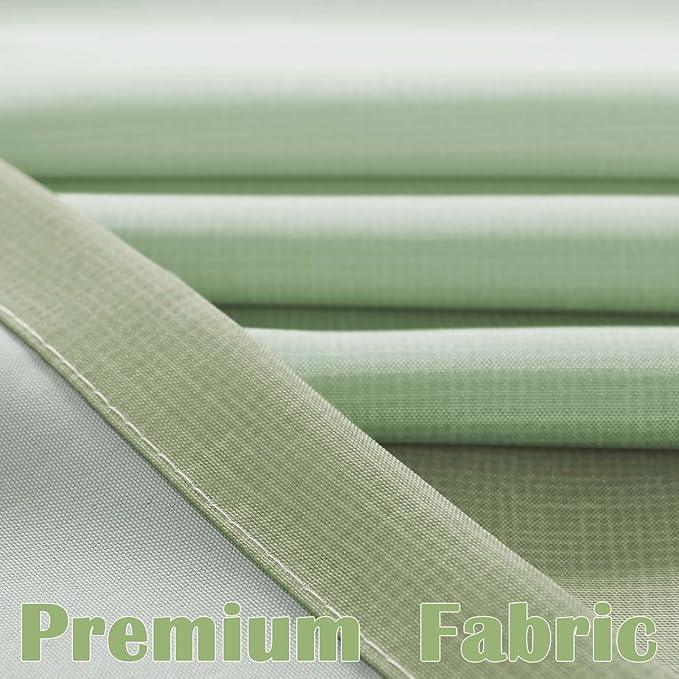 jinchan Extra Long Ombre Forest Green Striped Shower Curtain Waterproof Fabric Shower Curtain for Bathroom Gradual Color Minimalist Modern Neutral with 12 Hooks 70x84 inches - ModernBath