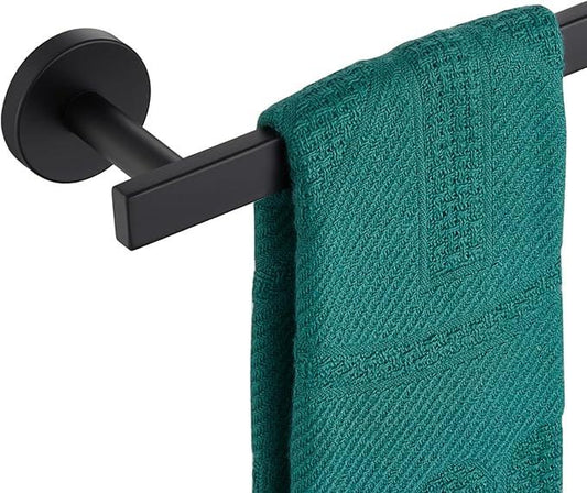 24 Inch Bathroom Towel Racks Bath Towel Bars Kitchen Towel Holder Towel Rails Wall Mounted SUS304 Stainless Steel Matte Black AN4001MB-L24 - ModernBath