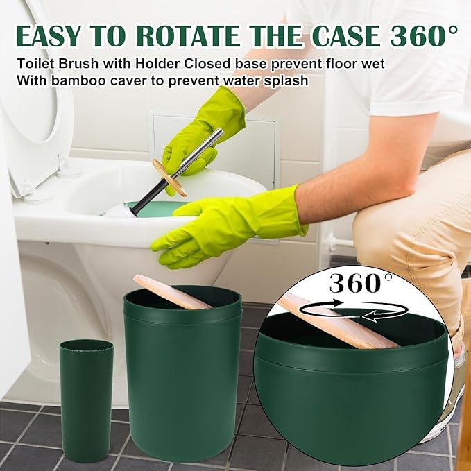 iMucci Bathroom Accessories Dark Green Bathroom Sets with Shower Curtain and Rug,Shower Curtain Set,Bath Rugs Home Decor - ModernBath