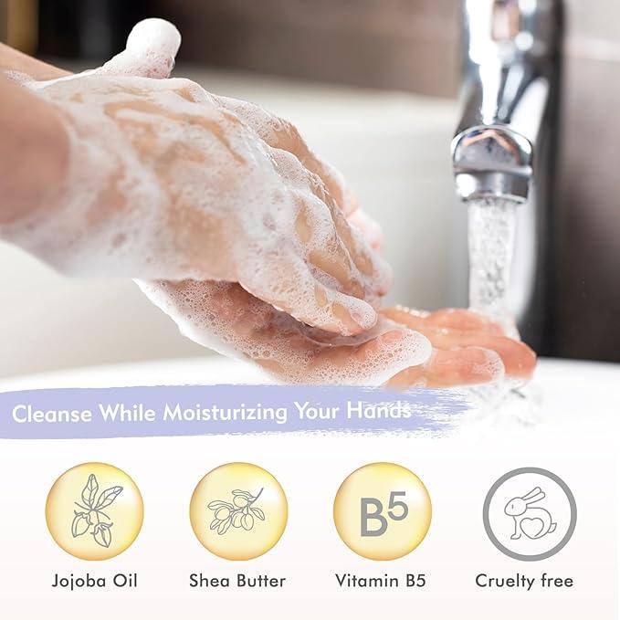 ROMIIE ZOI Liquid Hand Soap Refill Gift Set-3 Pack, Cruelty-Free and Biodegradable Formula, Moisturizing Hand Wash with Essential Oil for Sensitive Skin,Lavender Rosemary Scent,(26 Fl Oz x 3) - ModernBath