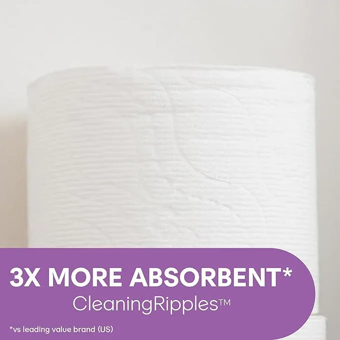 Cottonelle Ultra Comfort Toilet Paper with Cushiony CleaningRipples Texture, 32 Family Mega Rolls = 144 Regular Rolls (8 Packs of 4) - ModernBath