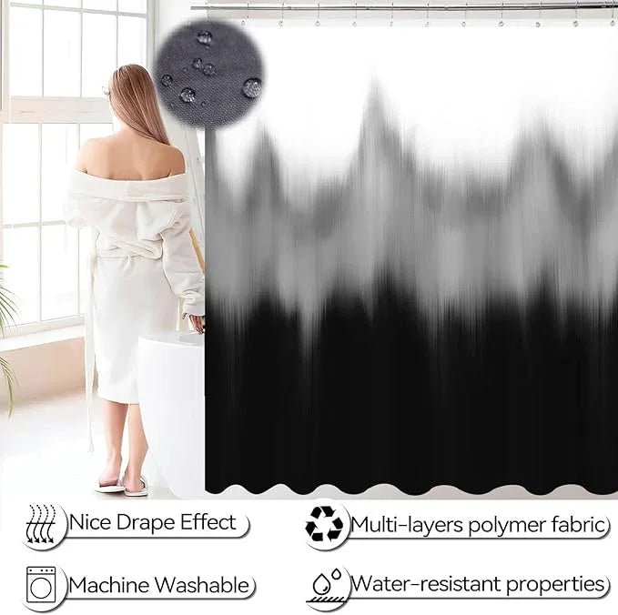 iMucci Bathroom Accessories Bathroom Sets with Shower Curtain, Bath Towel Set, Trash Can, Toilet Brush, Soap Dispenser, Bathroom Accessories Set Complete - ModernBath
