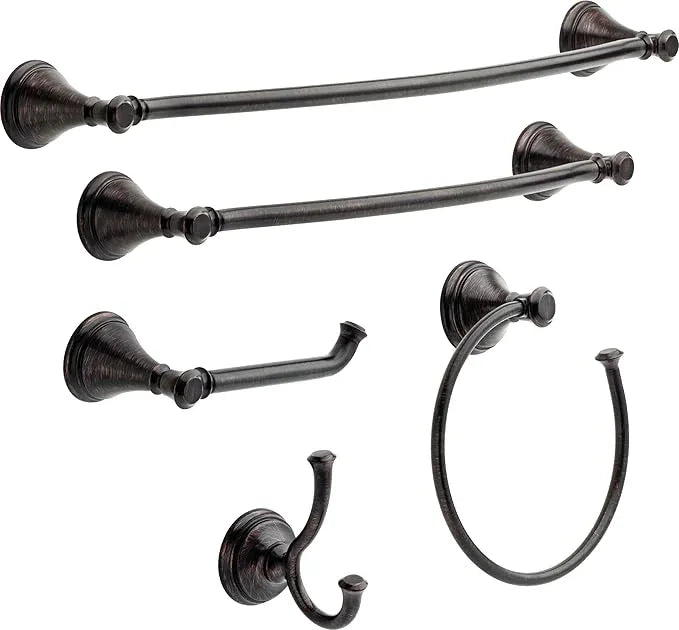 DELTA FAUCET 79750-RB Tissue Holder, 3.63 x 8.38 x 3.63 Inches, Venetian Bronze - ModernBath