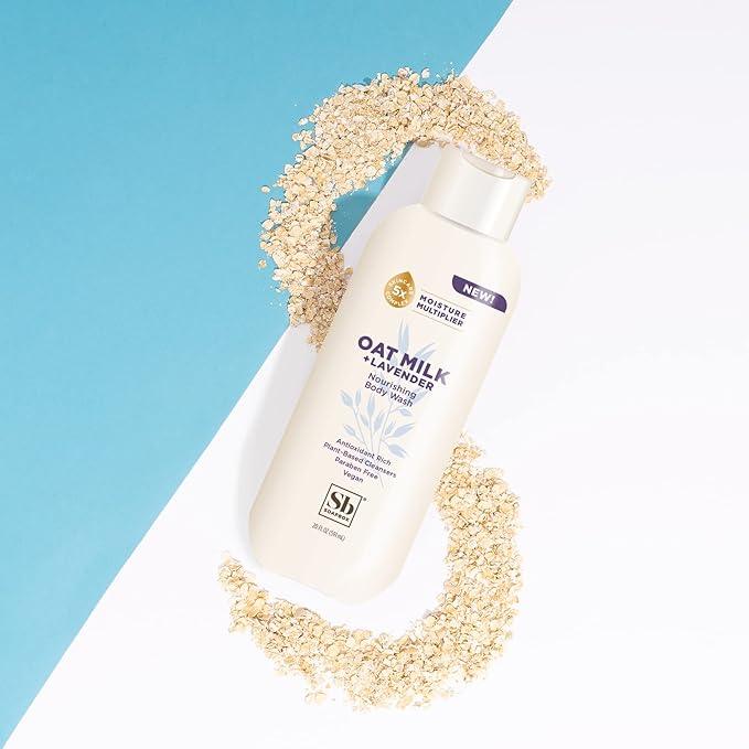 Soapbox Body Wash, Oat Milk + Lavender Body Wash, Vegan & Moisturizing, Calming with Shea Butter, 3 Pack, 20oz Each - ModernBath