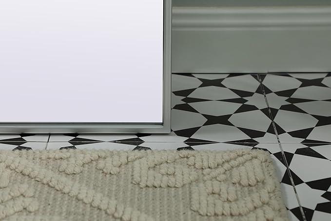 Illuminate, Metal Frame Arch Full Length Mirror 28X66 Inch in, Modern, Silver - ModernBath