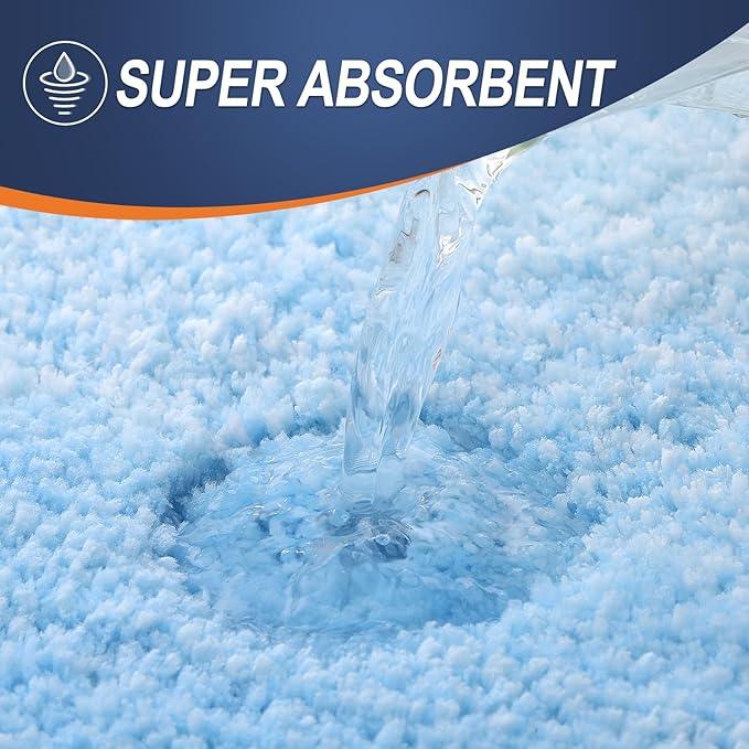 OLANLY Bathroom Rugs Mat 24x16, Extra Soft Absorbent Microfiber Bath Rugs, Rubber Backing, Quick Dry, Machine Washable Bath Mats for Bathroom Floor, Tub and Shower, Home Decor Accessories, Sky Blue - ModernBath