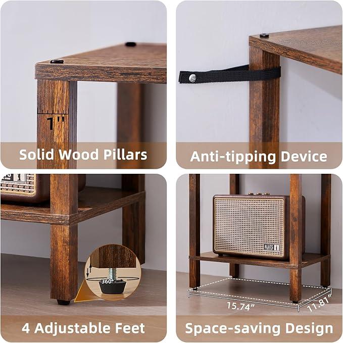 66in Tall Bookshelf 6-Tier Small Narrow Bookcase, Skinny Book Shelf for Small Space, Farmhouse Slim Shelf with Storage, Wood Freestanding Display Thin Bookshelves for Living Room, Office, Brown - ModernBath