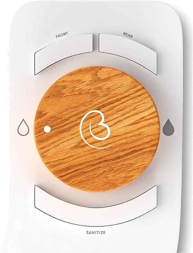 Boss Bidet Revolution Cool Water. Bidet attachment for toilet. Luxury design, bathroom bidet sprayer for toilet, auto shut off, non electric, dual nozzle, feminine wash, self cleaning. Bali Bamboo. - ModernBath
