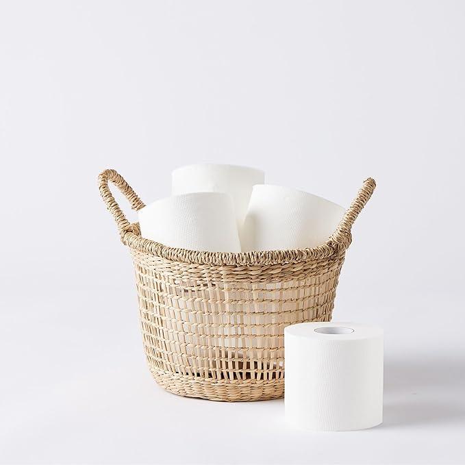 Bumboo Bamboo Toilet Roll 24 Pack | Toilet Paper 3 ply, 300 Sheets | Plastic-Free, Soft, Strong, Sustainable & Biodegradable Toilet Tissue - ModernBath