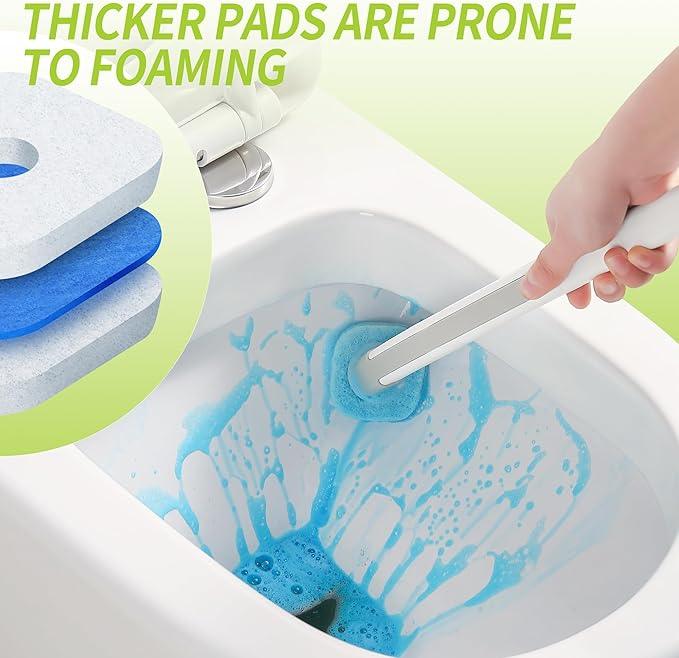 IVYROLL Toilet Bowl Cleaner Wand Refills Compatible with CLOROX, 21 Count Disposable Toilet Brush Refills, Replacement Heads for Toilet Cleaning System - ModernBath