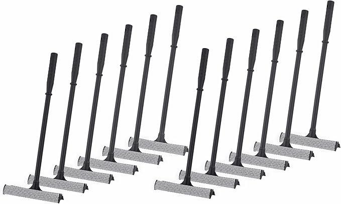 Matthew Cleaning All Purpose Window Squeegee Window Cleaner Tool,Car Squeegee Windshield Cleaning Sponge and Rubber Squeegee,2-in-1 Window Cleaner Sponge(8'') and Soft Rubber with Pole 20’’(12Pack) - ModernBath