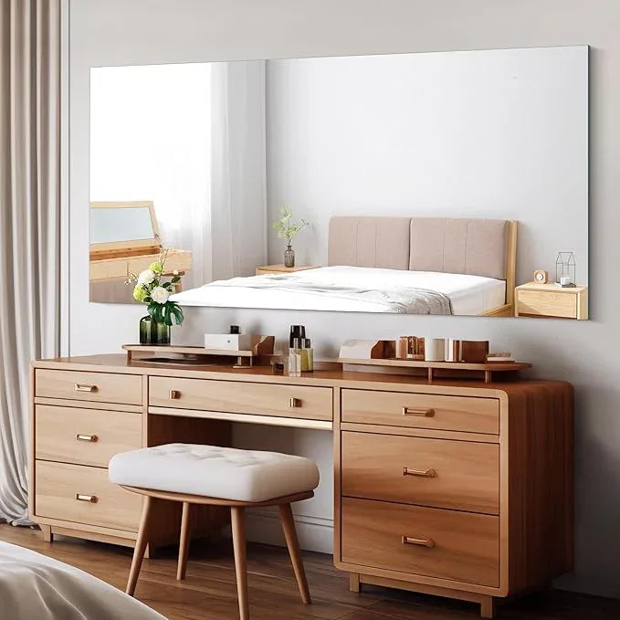 CILIBER Frameless Mirror, 30x60 Inch Large Bathroom Mirrors for Wall, Upgraded Shatterproof Rectangle Vanity Mirror Over Sink with Polished Edge for Bathroom,Bedroom,Living Room and Entryway - ModernBath