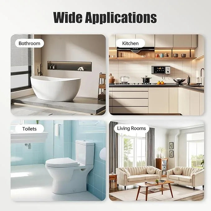 Slim Bathroom Storage Cabinet with Toilet Paper Holder, Small Narrow Floor Cabinet with Drawers & Lockable Wheels, Modern White Bathroom Cabinet Organizer for Tissues, Towels, Toiletries - ModernBath