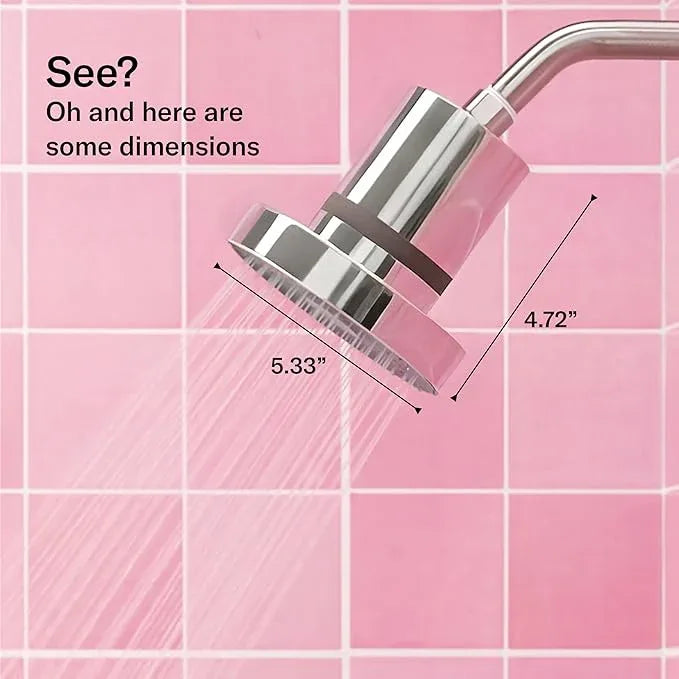 THE JOLIE FILTERED SHOWERHEAD with Shower Filter System- High Pressure Showerhead, Hair and Skincare Accessory to Improve Beauty and Personal Care Routine (Gold) - ModernBath
