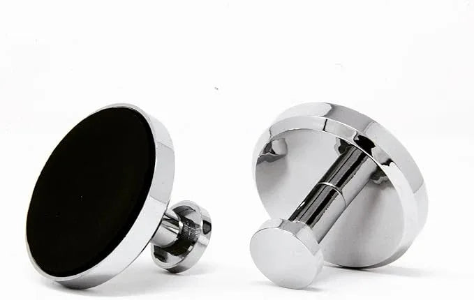 HOME SO Suction Cup Hooks for Shower, Bathroom, Kitchen, Glass Door, Mirror, Tile – Loofah, Towel, Coat, Bath Robe Hook Holder for Hanging up to 15 lbs – Waterproof & Rustproof, Chrome (4-Pack) - ModernBath