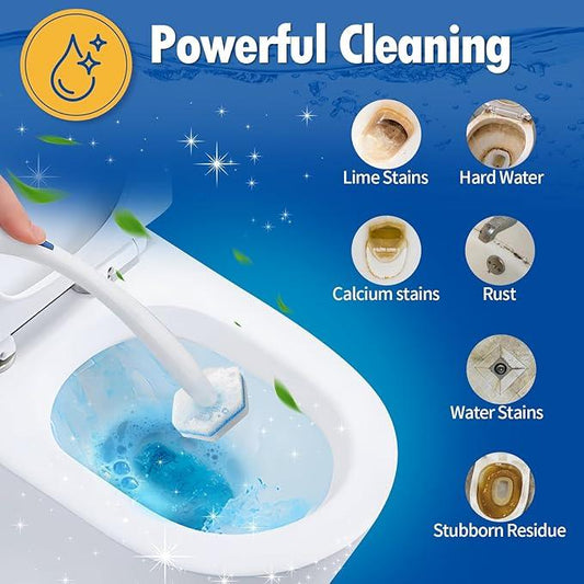 Swilsweep 100 Count Toilet Bowl Wand Refills, Disposable Toilet Cleaner Refills, Disposable Wand Heads Compatible with Clorox and the Most Toilet Brushes - ModernBath
