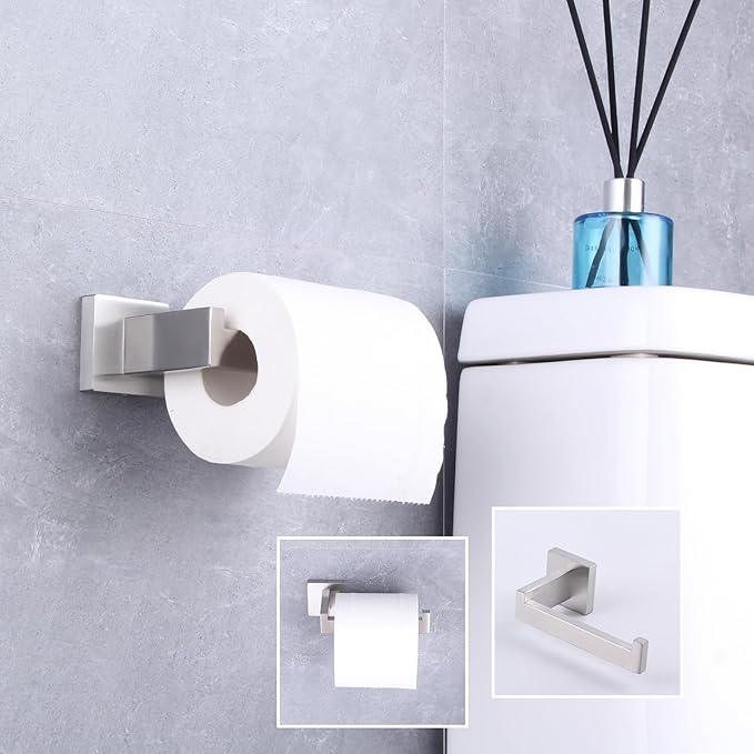 GERZWY Toilet Paper Holder Paper Towel Dispenser Tissue Roll Hanger Wall Mounted Brushed Stainless Steel FG1605-LS - ModernBath