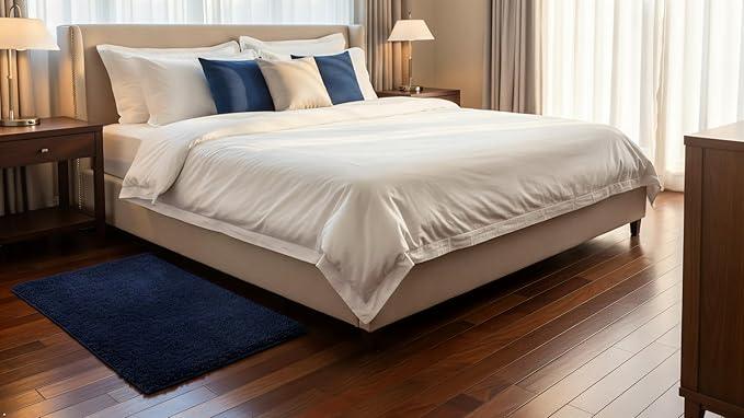 C23 Luxury Bathroom Rugs, Bath Mat - 20"x32" | 2200 GSM Tufted Cotton Bathroom Mat | Ultra-Absorbent Quick Dry, Heavyweight Non-Slip Bathmat | Thick Soft Plush Machine Washable Bath Rug - ModernBath