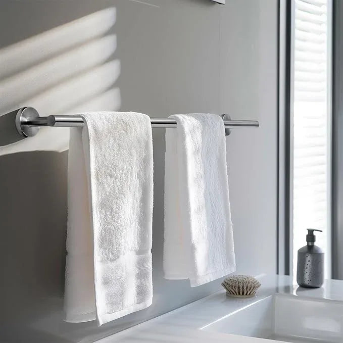 Bathroom Towel Bar, 27 Inch Towel Racks for Bathroom Wall Mounted, Heavy Duty Bathroom Towel Holder Organizer, Stainless Steel Home Towel Rod, Brushed Nickel - ModernBath