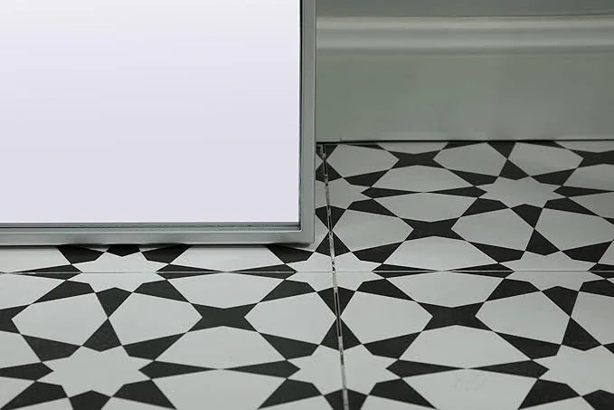 Illuminate, Metal Frame Arch Full Length Mirror 32X76 Inch in, Modern, Silver - ModernBath