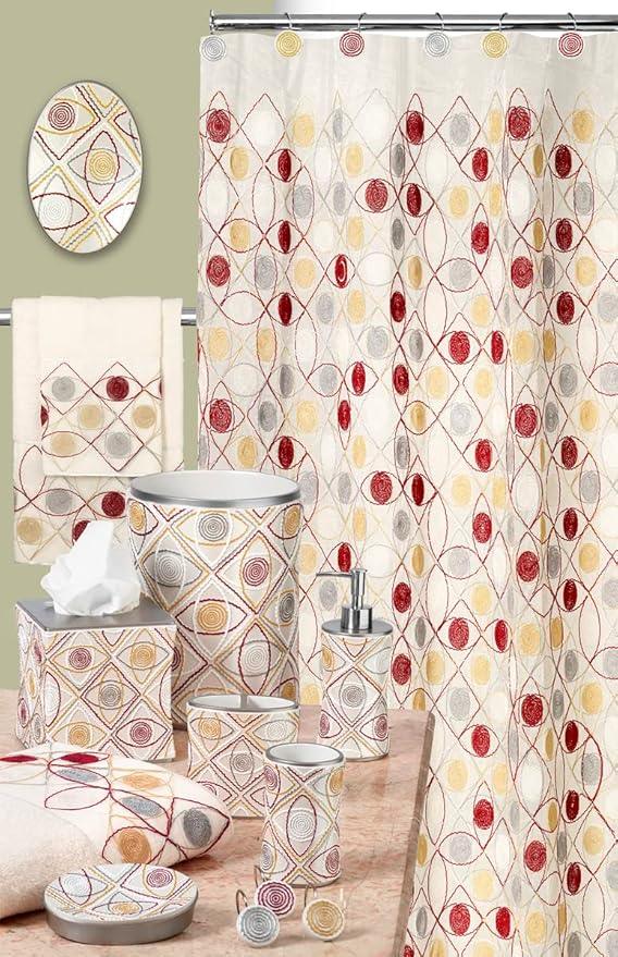 Zahari Home 4pc Sedona Stylish Bathroom Accessories Set Shower Soap Dispenser, Tumbler, Tooth Brush Holder and Toothpaste Holder, Soap Dish Classic Contemporary Decor Unique Design Modern Bath Set - ModernBath
