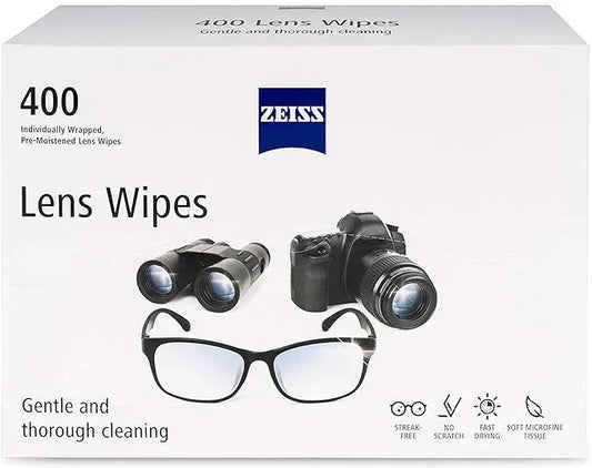 ZEISS Pre-Moistened Alcohol Wipes, Glasses Cleaner, 400 Count - ModernBath