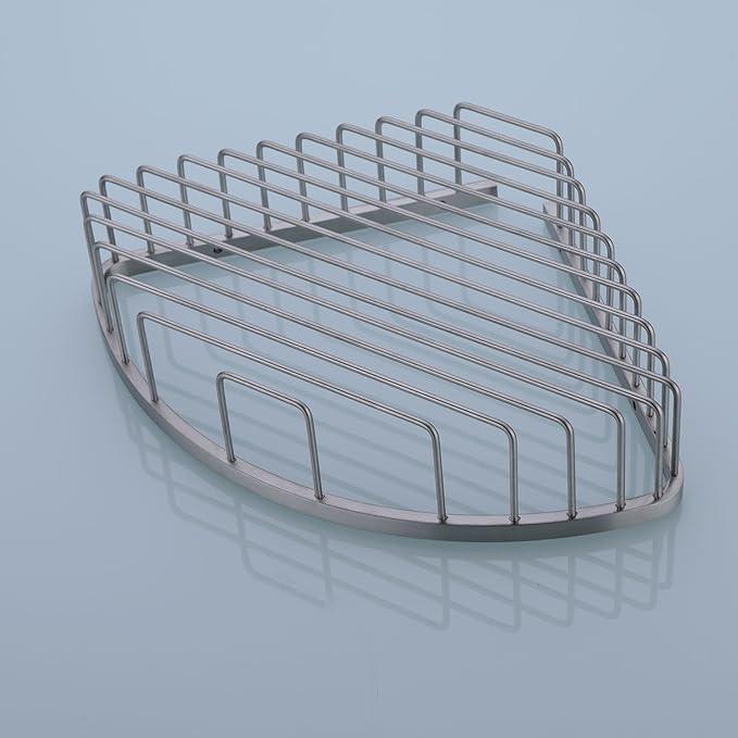 orhemus 304 Stainless Steel Shower Caddy Corner Basket Shelf Bathroom Organizer Wall Mounted Storage, Brushed Nickel - ModernBath