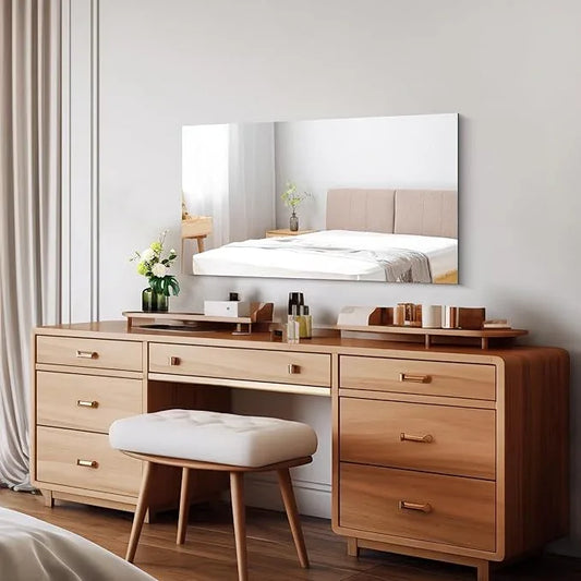 CILIBER Frameless Mirror, 20x36 Inch Bathroom Mirrors for Wall, Rectangle Bathroom Vanity Mirrors with Polished Edge, Hangs Horizontally or Vertically for Bathroom, Bedroom and Living Room - ModernBath