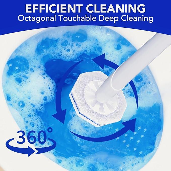 55 Pcs Toilet Wand Refills for Clorox, Upgrade Disposable Replacement Heads, Compatible with Clorox Toilet Wand for Bathroom Multi-Surface Cleaning - ModernBath