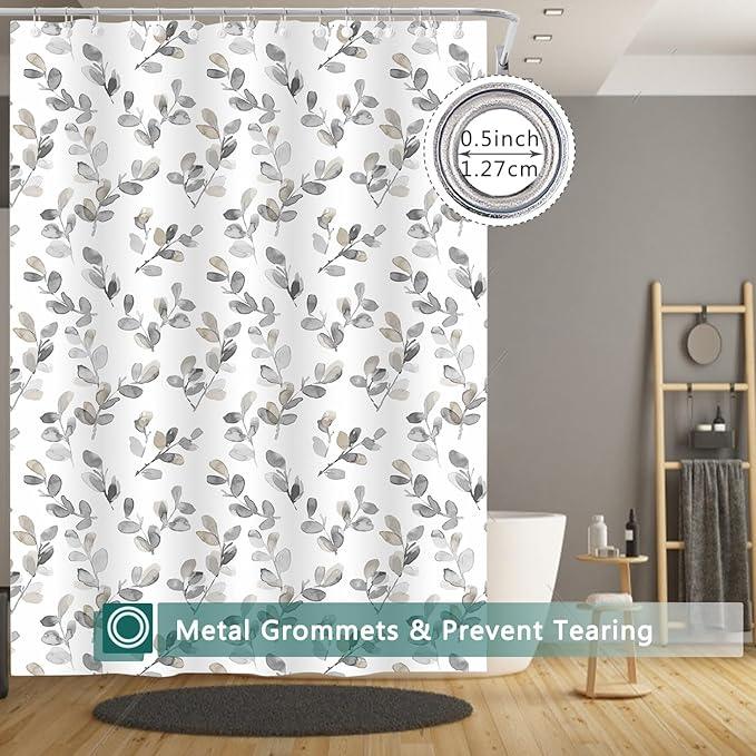 LQFMEHOT Shower Curtain Liner, 5G Shower Liners with 12 Rustproof Metal Grommets and Weighted Magnets, Waterproof Duty Shower Curtains for Shower Bathroom 72 x 72 - ModernBath