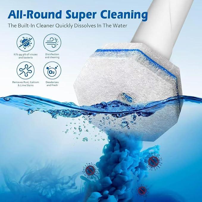 60 Count Toilet Bowl Wand Refills for Clorox,Disposable Toilet Bowl Cleaner Refill Pads for Most Toilet System,Disposable Toilet Brush refills for Bathroom Cleaning - ModernBath