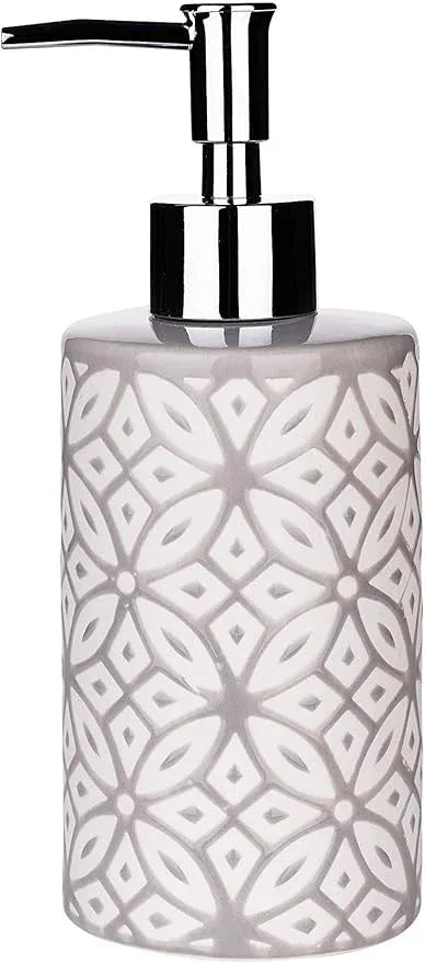 Wodlo - Groovy Bathroom Accessories Set - Complete Bath Accessory Sets Includes Soap Dispenser, Toothbrush Holder, Tumbler, Soap Dish, - ModernBath