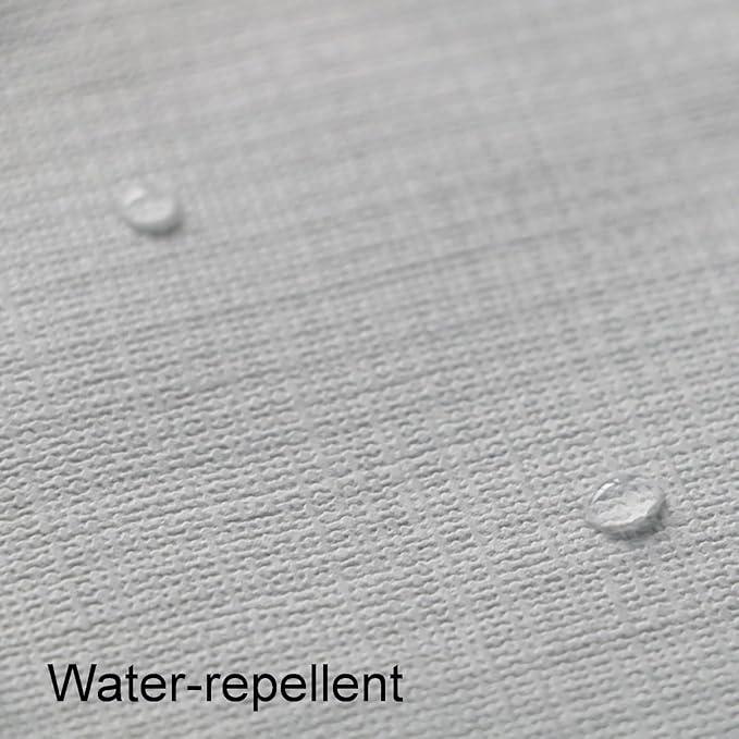 MhhYLL Flame Retardant Shower Curtain,Mesh Reinforced 15 G Vinyl Fabric for Bathroom Use 66 x 72 Inches - ModernBath