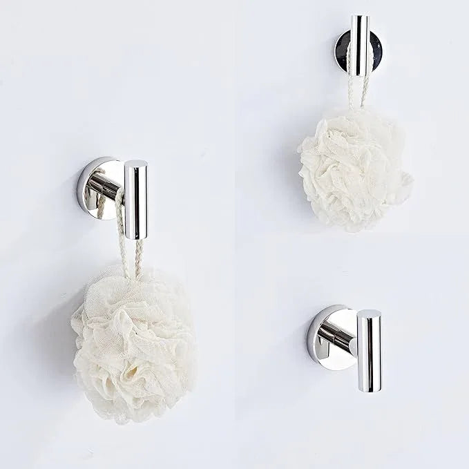 Chrome Bathroom Hardware Set 5 Piece with Towel Racks for Bathroom, SUS304 Stainless Steel Bath Towel Bar Set, 24 Inch Wall Mounted Accessories Kit… - ModernBath