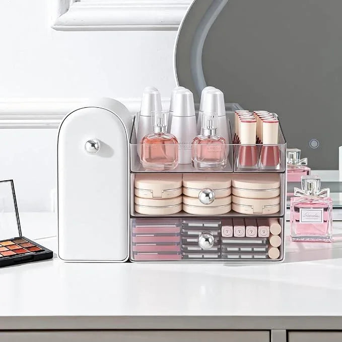 Makeup Organizer,Vanity Organizer with Makeup Brush Holder,Large Skincare Organizers and Bathroom Countertop Organizer,Storage Lipstick,Perfume,Nail Polish,Beauty,Hair Accessories,Gifts for Women - ModernBath