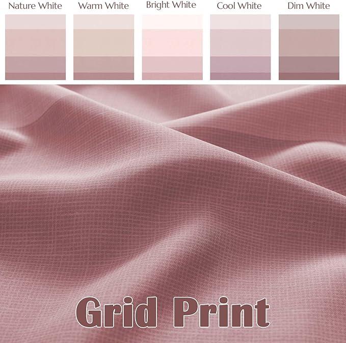 jinchan Ombre Dusty Pink Striped Shower Curtain Waterproof Fabric Shower Curtain for Bathroom Gradual Color Minimalist Design Modern with 12 Hooks 70x72 Inches - ModernBath