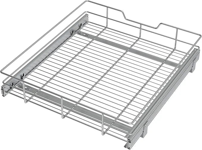 Pull Out Cabinet Organizer 20" W X 17" D, Slide Out Drawers For Kitchen Cabinets, Pull Out Drawers For Cabinets Capacity Heavy Duty Caddy, Cabinet Pull Out Shelves Chrome-Plated, Bathroom Pantry - ModernBath