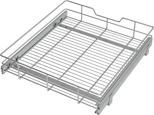 Pull Out Cabinet Organizer 20" W X 17" D, Slide Out Drawers For Kitchen Cabinets, Pull Out Drawers For Cabinets Capacity Heavy Duty Caddy, Cabinet Pull Out Shelves Chrome-Plated, Bathroom Pantry - ModernBath