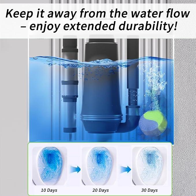 MMIOFANT Automatic Toilet Bowl Cleaner Tablets，Toilet Cleaner Tablets For Tank，Bathroom Cleaner For Tank - ModernBath