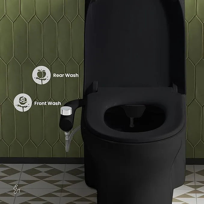 Swiss Madison Aqua Non-Electric Bidet Toilet Attachment in Matte Black - ModernBath