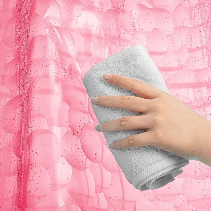 Adwaita 3D Bubbles Shower Curtain Liner - ModernBath