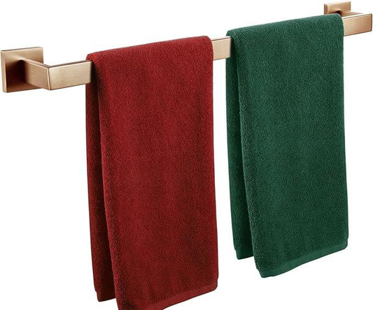 KOKOSIRI 20-Inch Towel Holder for Bathroom Kitchen Towel Bars Wall Mount SUS304 Stainless Steel Towel Rack, Champagne Bronze B4003CPG-L20 - ModernBath