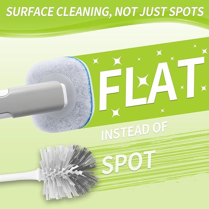 Toilet Bowl Cleaner Wand Refills Compatible with CLOROX, 63 Count Disposable Toilet Brush Refills, Replacement Heads for Toilet Cleaning System - ModernBath