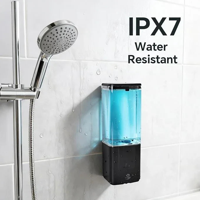 LAOPAO Soap Dispenser, Automatic Soap Dispenser Wall Mount Rechargeable Foaming Soap Pump for Bathroom Kitchen, Touchless Foam Soap Dispenser for Dish/Hand/Shower Soap, Home & Commercial, 540ml, Black - ModernBath