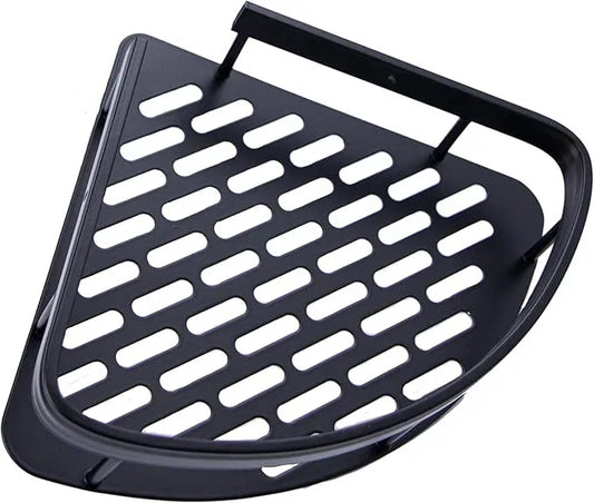 Cadella USA | Corner Shower Shelves | 2-Pack | No Drill Self-Adhesive | Black Bathroom Organizer - ModernBath