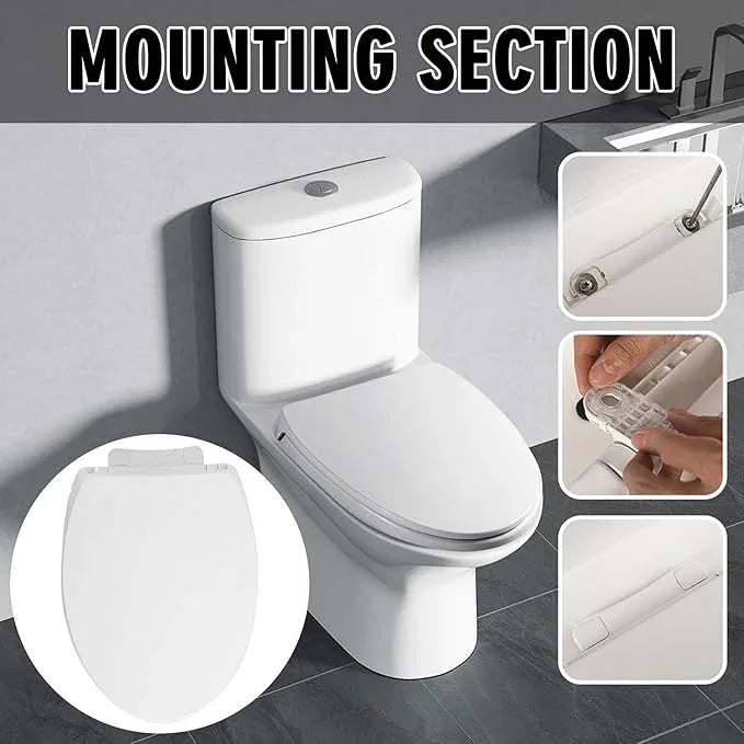 SS113/SS114 Toilet Seat Replacement Compatible with TOTO,Elongated Toilet Seat Soft Close,Traditional Toilet Seat Replacement,Toilet Lid Slow Close Quiet No Slam, Heavy Duty Elongated Toilet, White - ModernBath